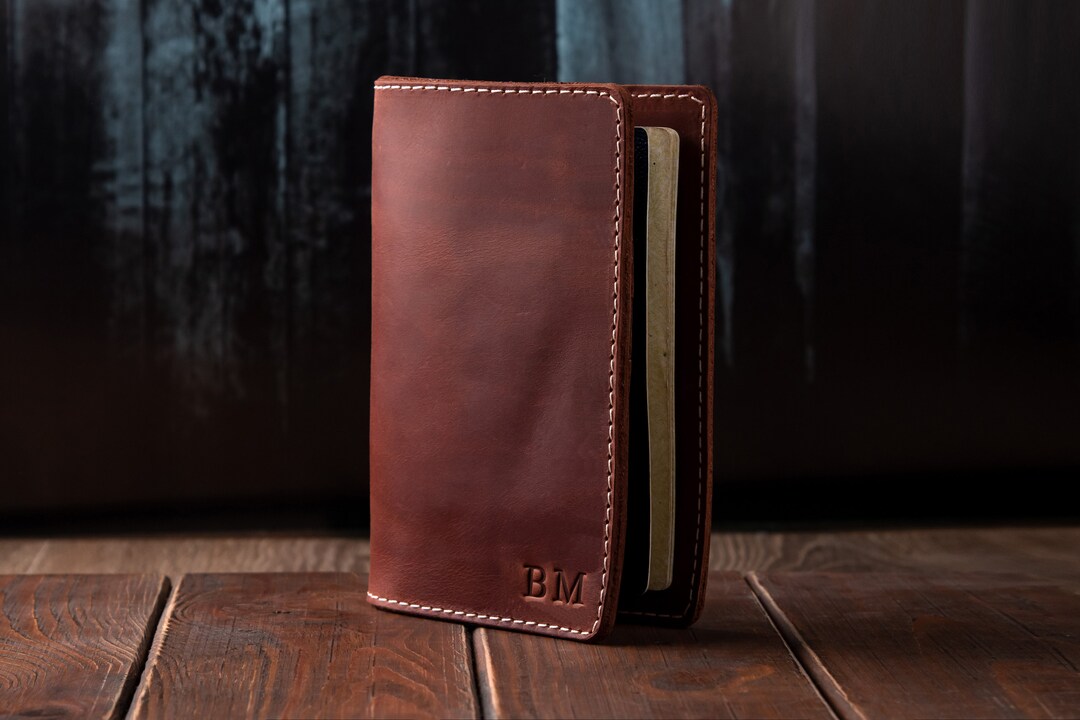 Passport Holder Personalized, Leather Cover, Family Travel Document