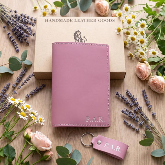 Custom passport wallet, passport holder for women, family passport holder, passport cover bifold, passport cover, pink document wallet
