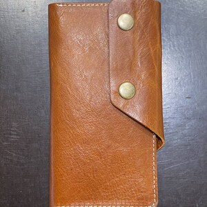 Cartera tipo sobre con ventana para identificación, cartera de motociclista grabada con cadena, cartera con cadena, cartera de camionero, cartera de vaquero Whiskey