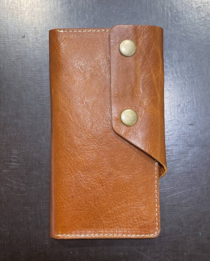 Cartera tipo sobre con ventana para identificación, cartera de motociclista grabada con cadena, cartera con cadena, cartera de camionero, cartera de vaquero Whiskey