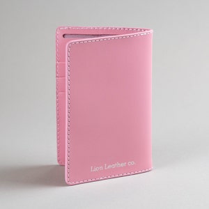 Cartera para pasaporte personalizada, porta pasaporte para mujer, porta pasaporte familiar, funda para pasaporte plegable, funda para pasaporte, billetera rosa para documentos Pink passport holder