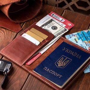 Cartera para pasaporte personalizada, porta pasaporte para mujer, porta pasaporte familiar, funda para pasaporte plegable, funda para pasaporte, billetera rosa para documentos imagen 5