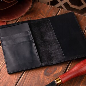 Cartera para pasaporte personalizada, porta pasaporte para mujer, porta pasaporte familiar, funda para pasaporte plegable, funda para pasaporte, billetera rosa para documentos Black pass holder