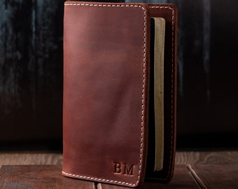 Porta pasaporte personalizado, funda de cuero para pasaporte, porta documentos de viaje familiar, billetera para pasaporte, regalos para él, regalo para padrinos de boda