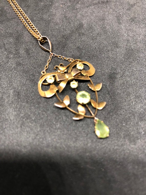 Edwardian Peridot Necklace