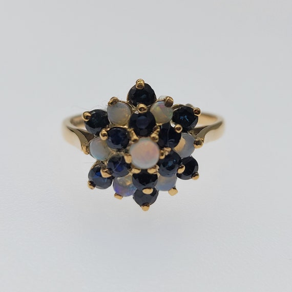 Opal & Sapphire Ring - image 5