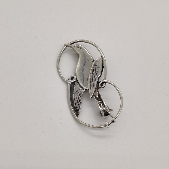 Shetland Silvercraft Silver Swallow Brooch