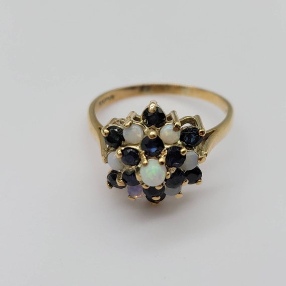 Opal & Sapphire Ring - image 1