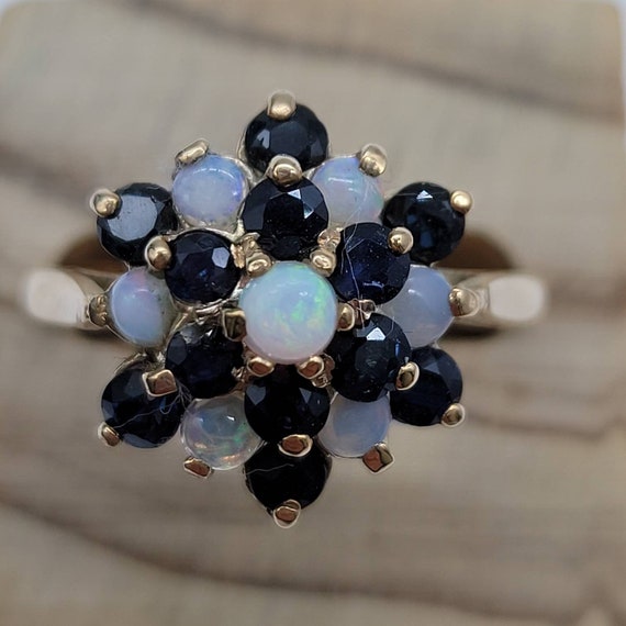 Opal & Sapphire Ring - image 3