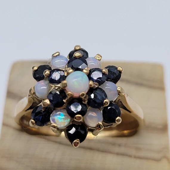 Opal & Sapphire Ring - image 4