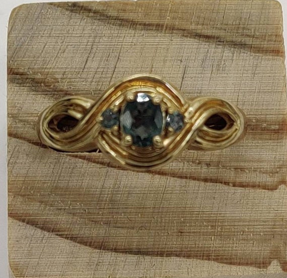 Green Topaz Ring