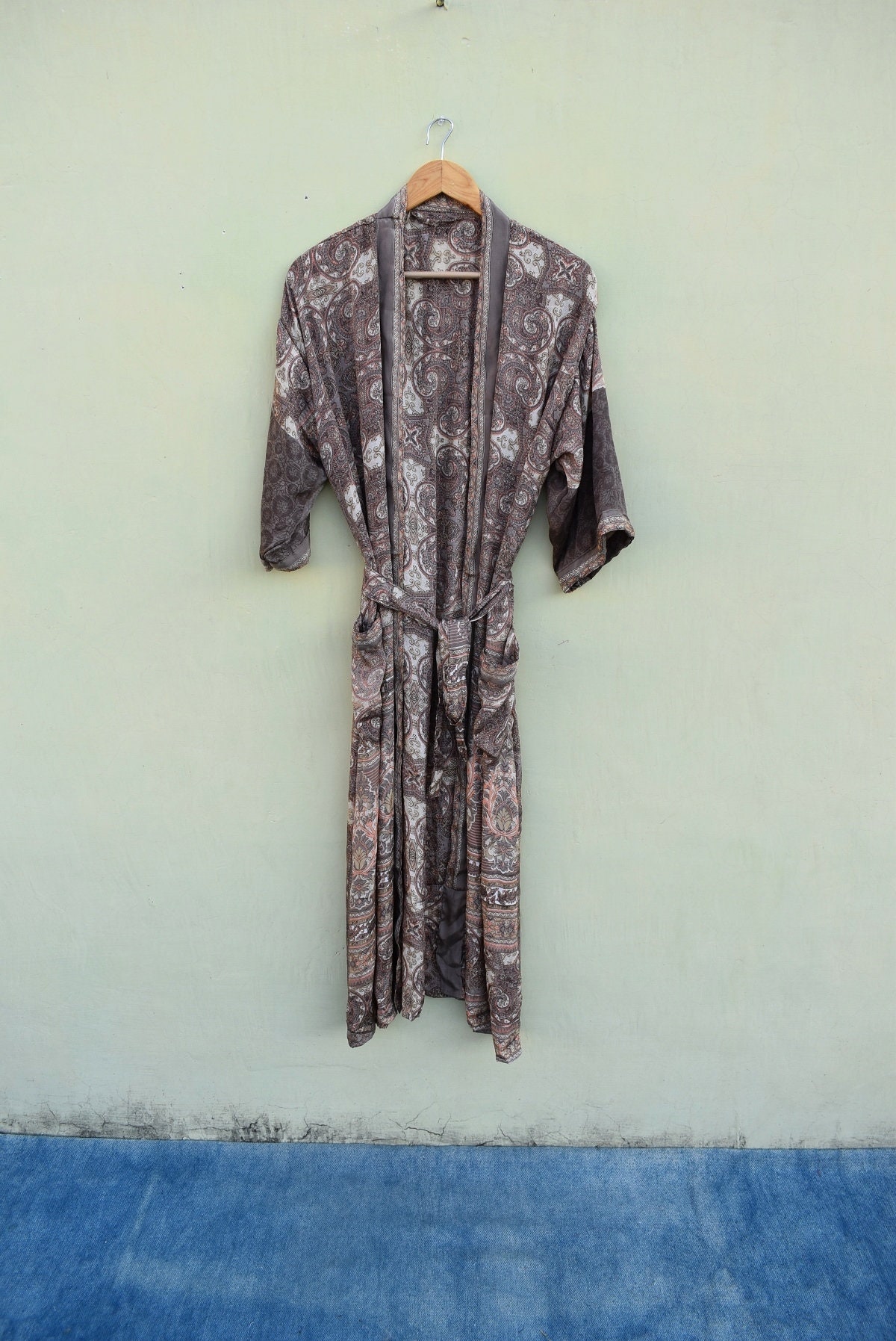 Wedding Robe Floral Floral Robe Floral Bridesmaid Robes Floral Etsy