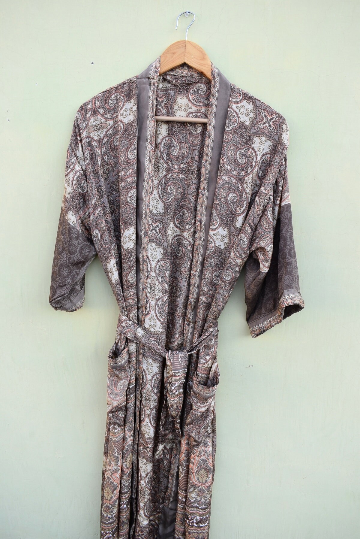 Wedding Robe Floral Floral Robe Floral Bridesmaid Robes Floral Etsy