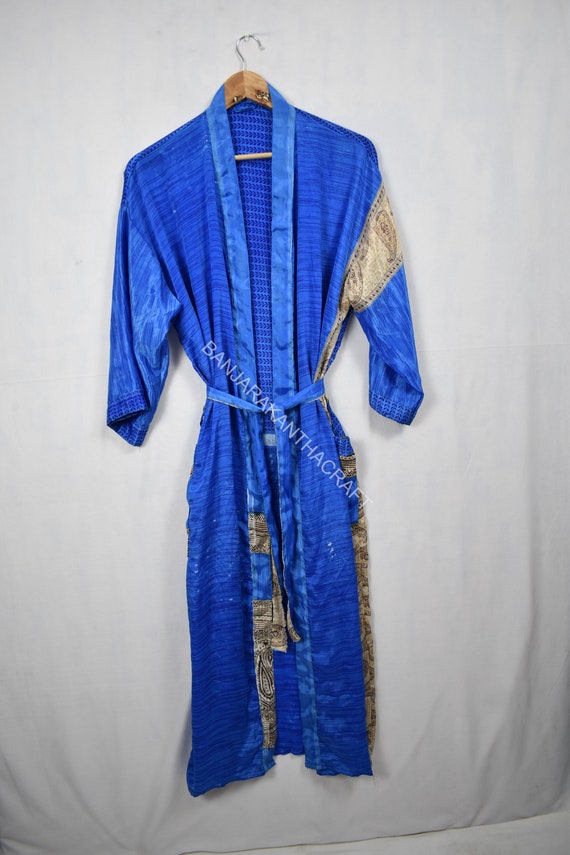 Kimono Robe Bohemian Duster Robe Romantic Robe Silk Robe Etsy