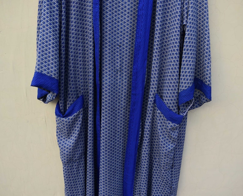 Indian Silk sari Women Dress Silk Sari Dress Vintage Silk Sari Kimono Dress nightdress swimwear beachwear recycle vintage silk Sari kimono