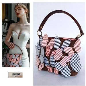 rare moschino vintage 80s butterfly bag