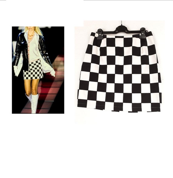 rare versace versus vintage 90s skirt - image 1