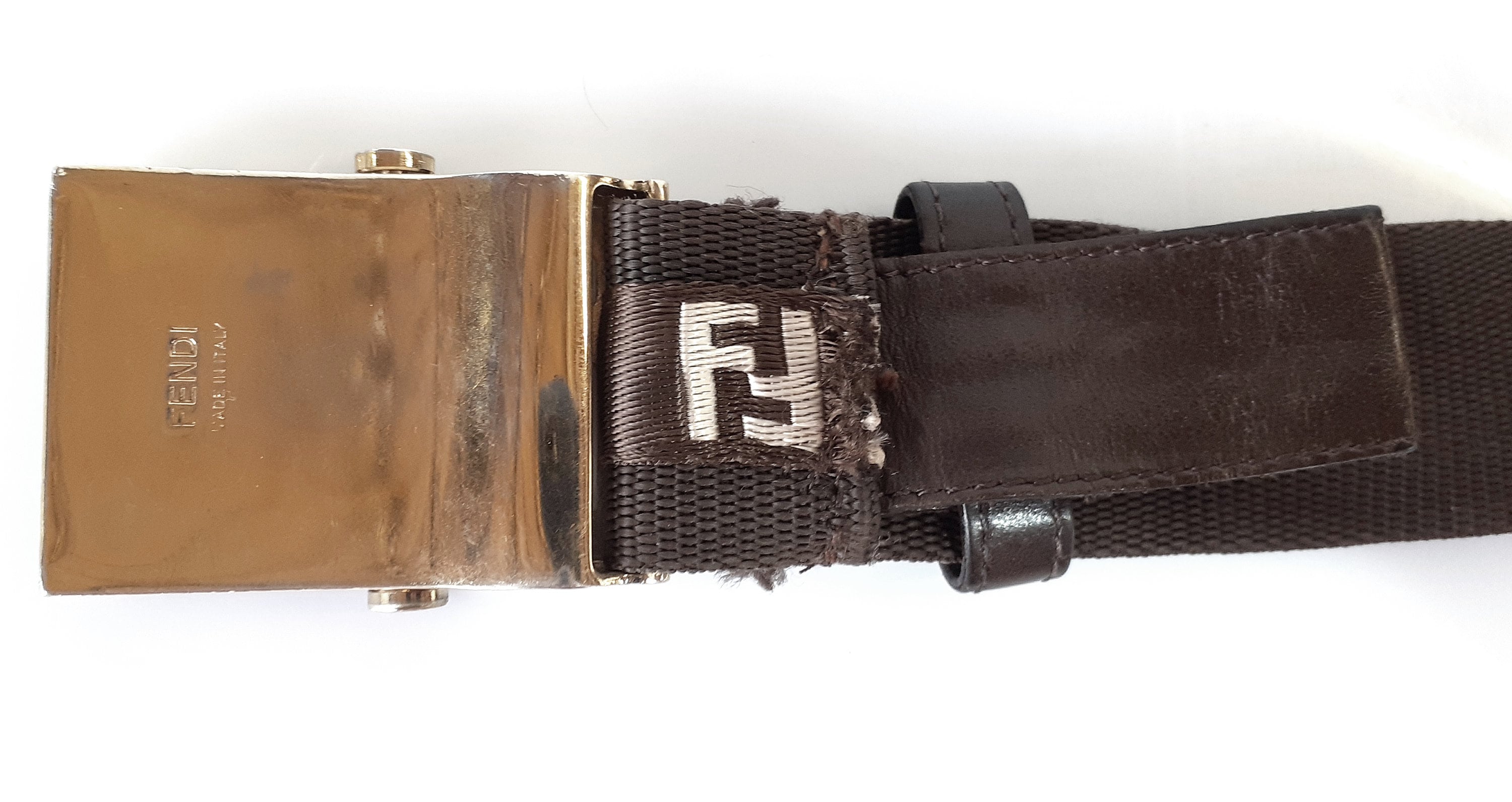 Vintage 1980s Fendi Wide Leather Belt Vintage Fendi Belt – Clothes Heaven Since 1983 main image 2