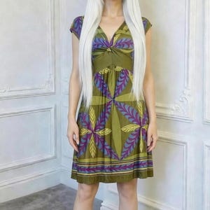 alberta ferretti italian style vintage 90s dress image 1