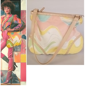 MISSONI VINTAGE BAG| 90s Missoni Nylon Shoulderbag |vintage