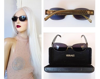 Lunettes de soleil VERSACE vintage des années 90