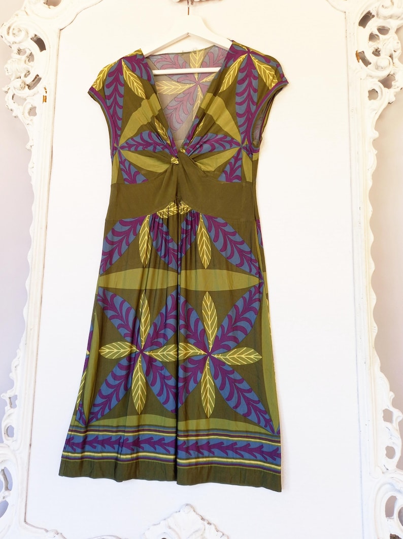 alberta ferretti italian style vintage 90s dress image 2
