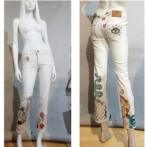 gucci vintage pant personalized