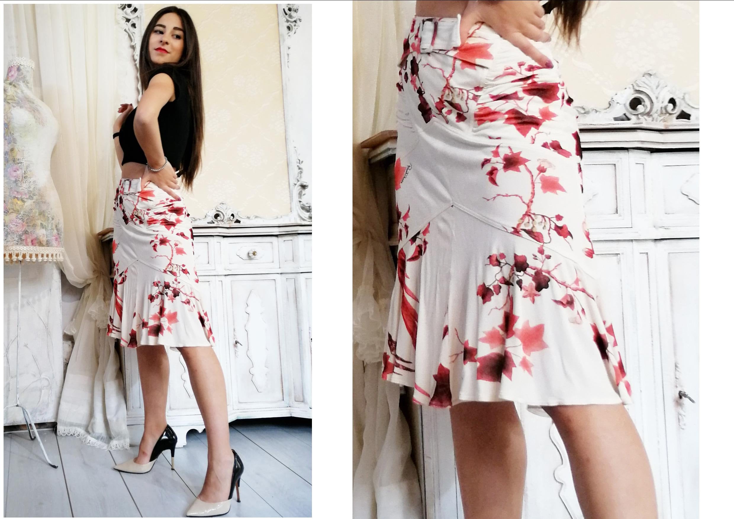 Cavalli Skirt Etsy Canada