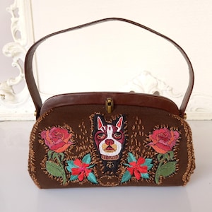 rare GUCCIO GUCCI vintage 30s bag founder gucci house personalized creative mending patch embroydery