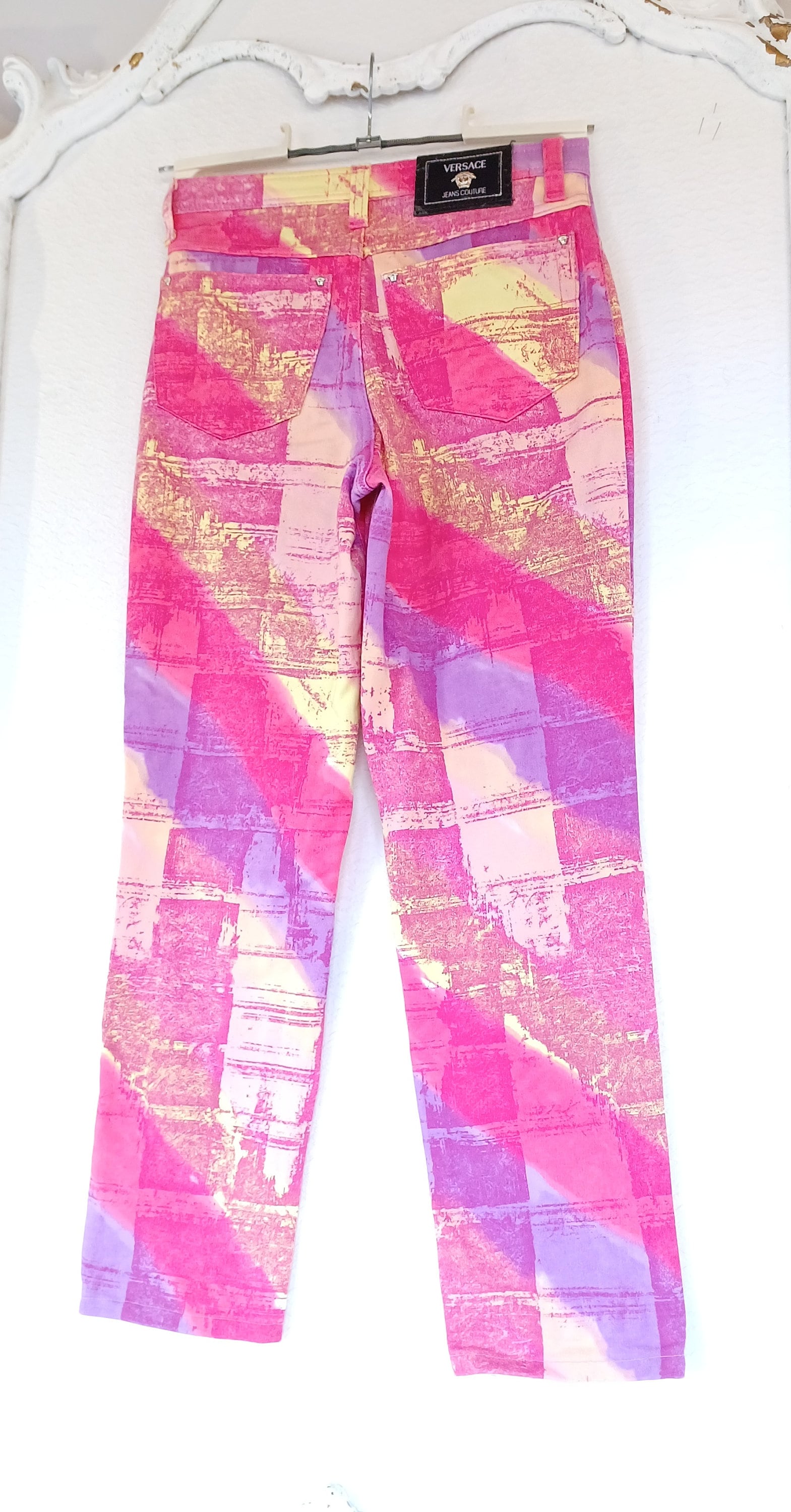 VERSACE Vintage 90s Couture Jeans Pant - Etsy