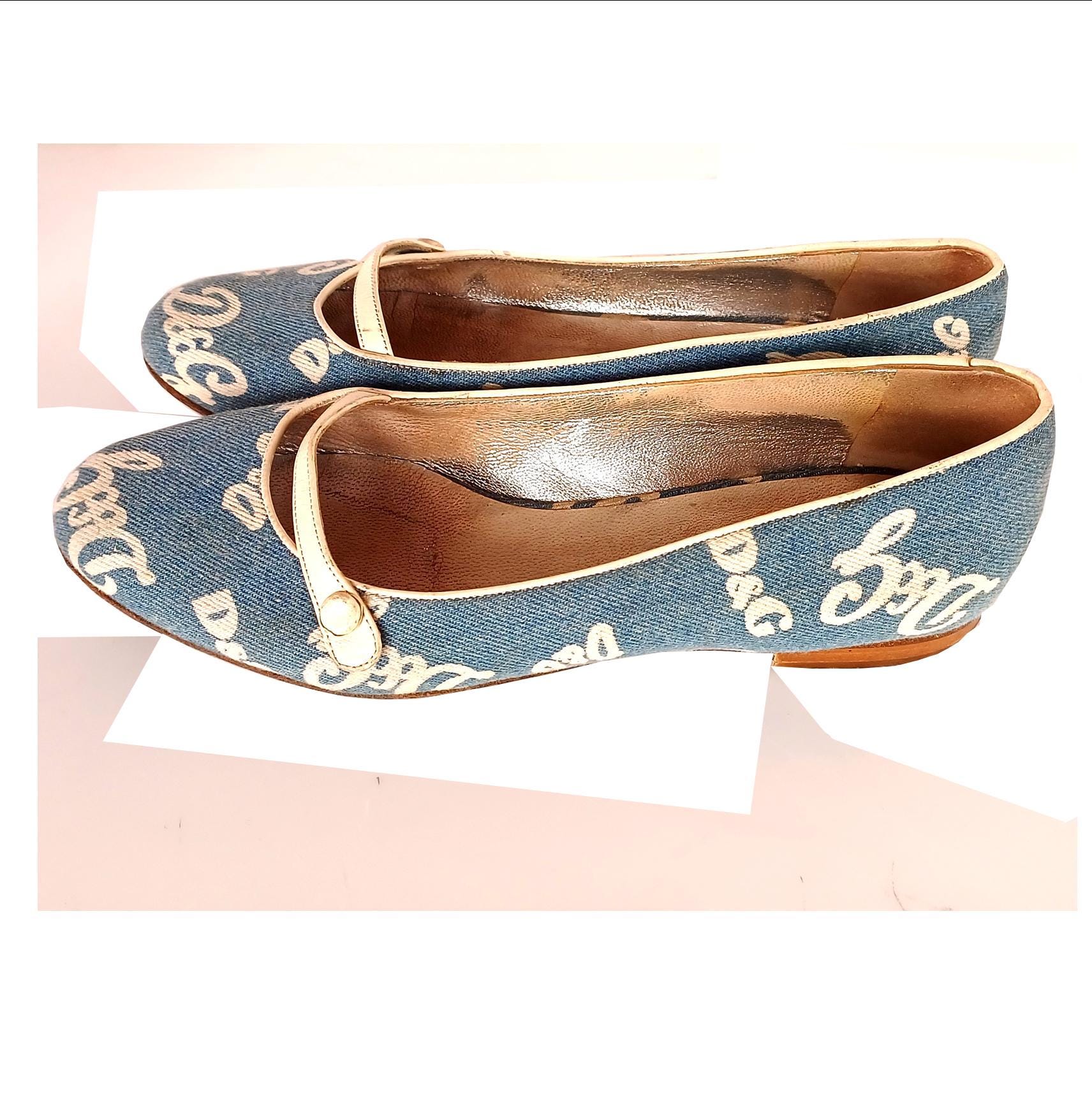 Dolce & Gabbana - Escarpins En Daim Marron - Taille 40 - Talon Bas - Occasion En Bon état