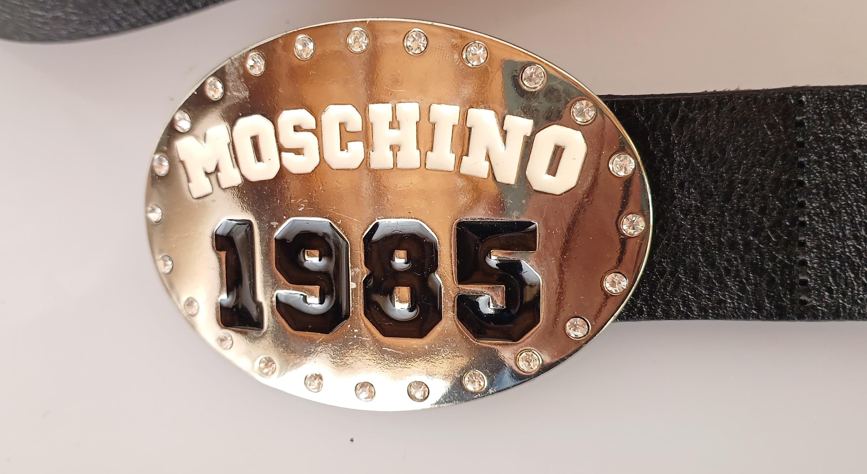 AUTHENTIC Moschino RARE AND VINTAGE (1980s) Belt Authentic Moschino belt 80s 90s Rare!!! | eBay main image 3