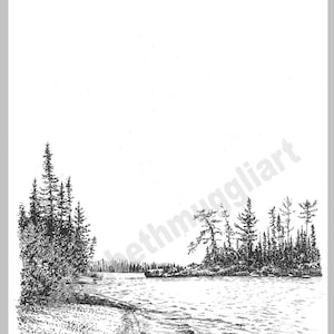 Boundary Waters Series: The Island on Tuscarora