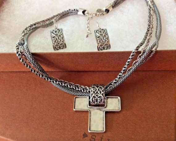 Silpada 2024 cross earrings