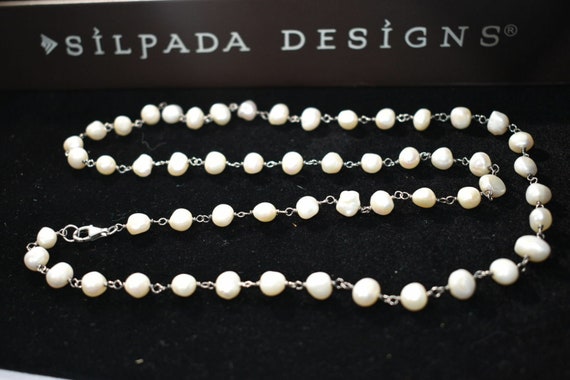 Silpada 925 Sterling Silver Fresh Catch Freshwater Pearl Etsy UK