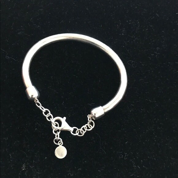 ★tow tow archive★ snaka bracelet silver TBH32CDTB011 Zancan silver ceramic curb chain bracelet.