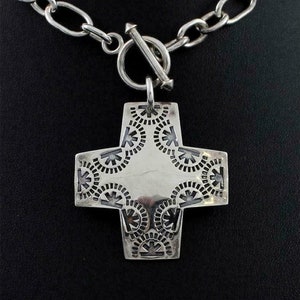 Silpada 925 Sterling SIlver Virtuosität Kreuz Halskette