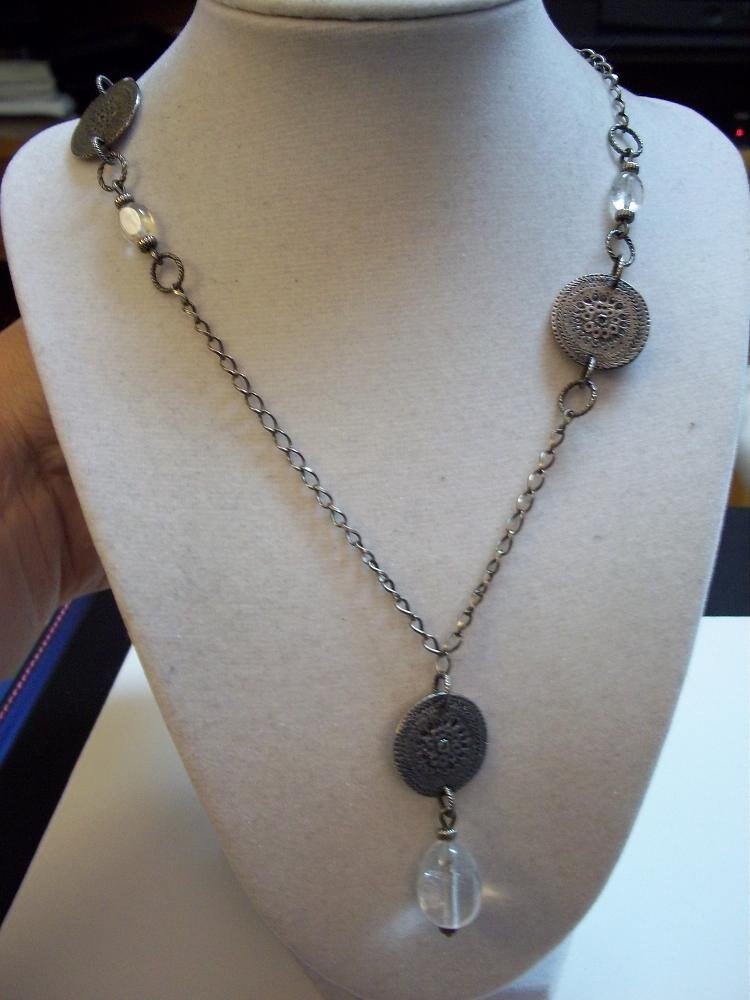 Pendentif Silpada S1691 En Argent Sterling Oxydé - Pièce Rare Et Retirée - Neuf Sans Boîte