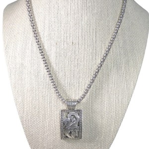 Silpada 925 Sterling Silver Popcorn Chain Necklace N1106 Paisley Pendant S1744 Stylish Set