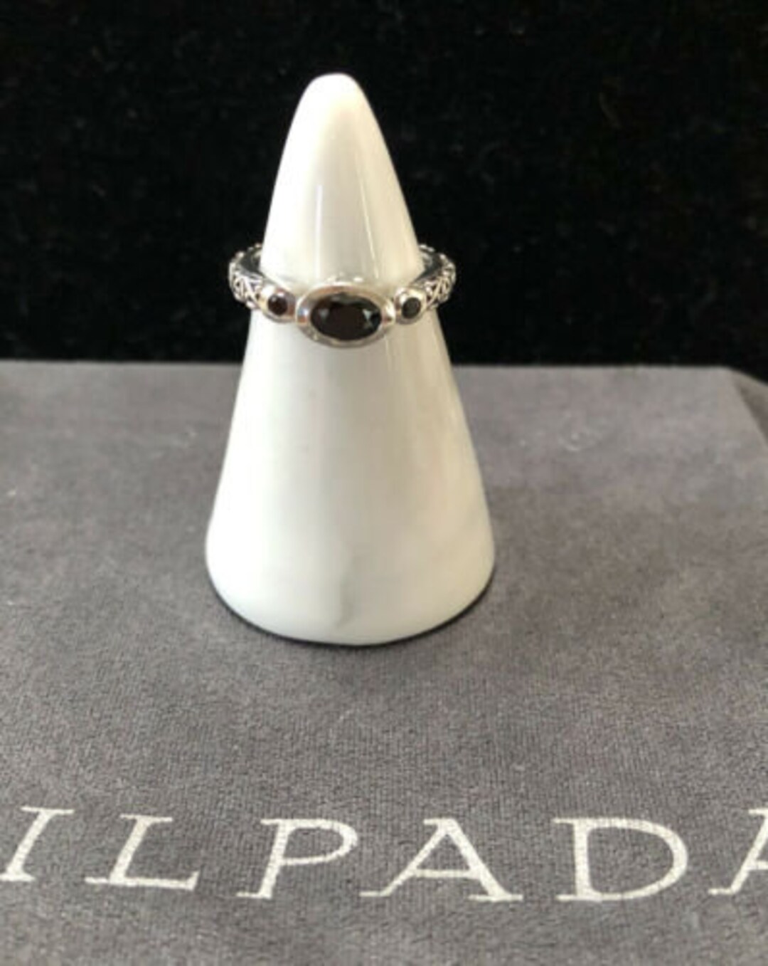 Silpada 'Enchant All' Sterling Silver Cubic Zirconia Ring - Bold Oval CZ Statement Ring - View #11
