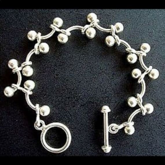 Silpada Sterling Silver DNA Balls Bars 