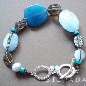 Silpada 925 Sterling Silver Pearl Watercolors Bracelet B2240 HTF