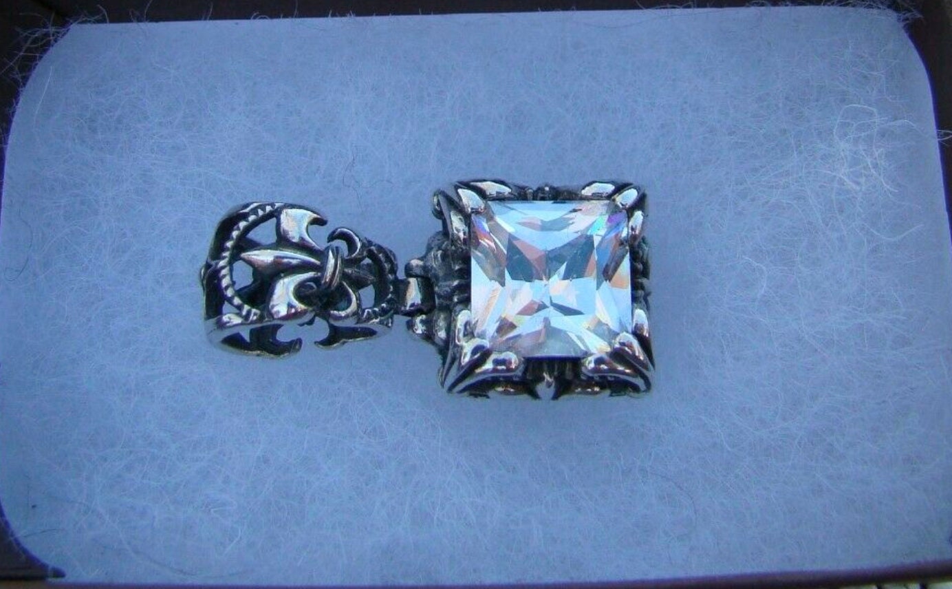 Pendentif En Argent Sterling Silpada - Avec Incrustations De Pierres - Occasion (Élégant)