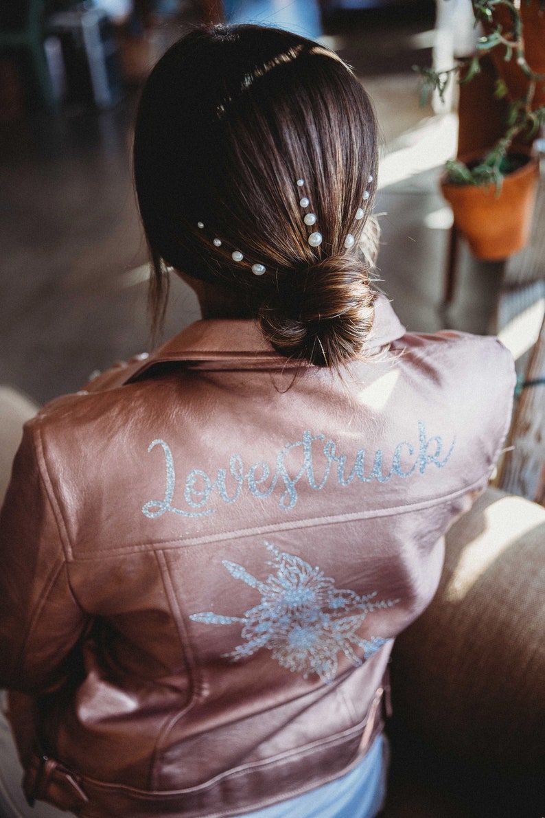 Lovestruck Rose Gold Leather Jacket