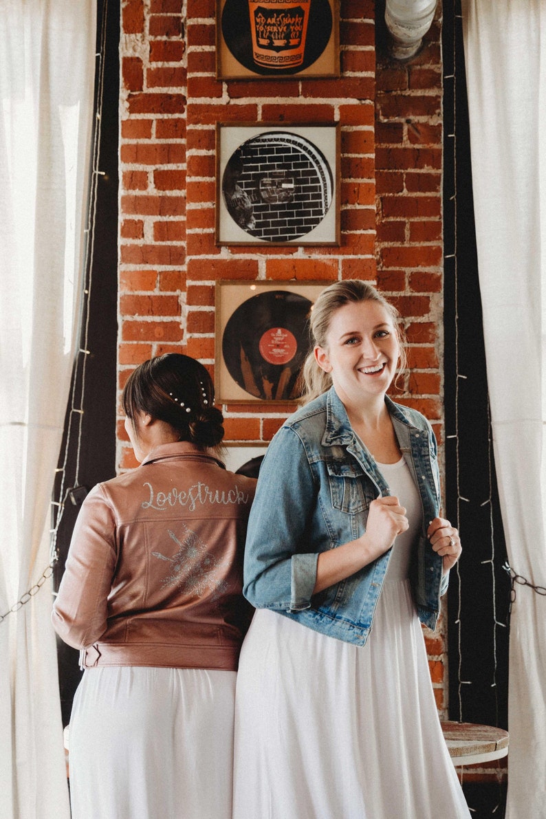 Lovestruck Rose Gold Leather Jacket