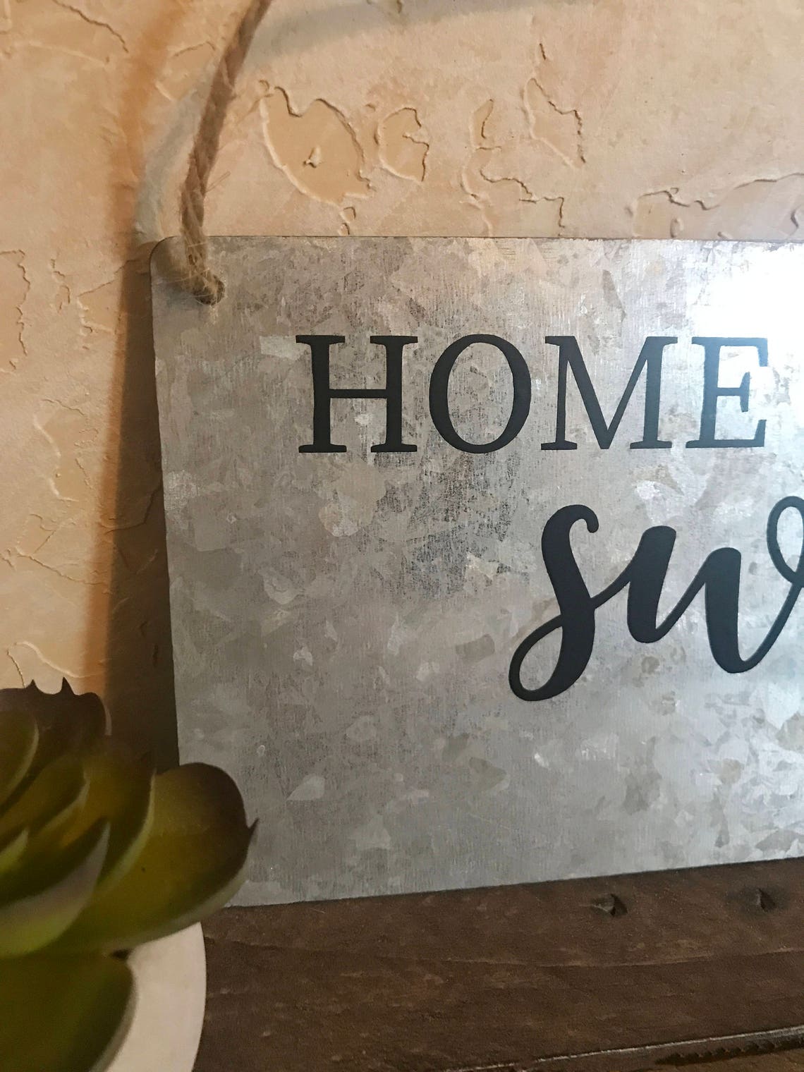 Home Sweet Home metal sign 5x11 Etsy.de