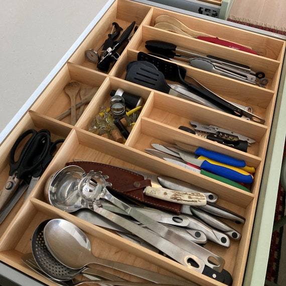 Custom Drawer Organizer, Maple 