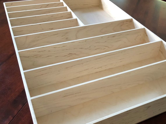 Custom Drawer Organizer, Maple 