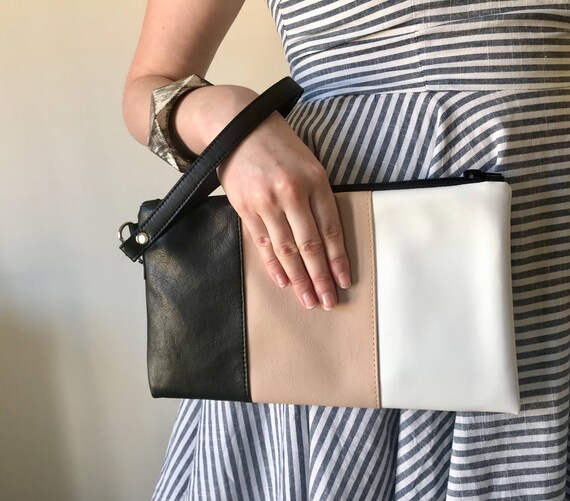 Clutch with best sale hand strap