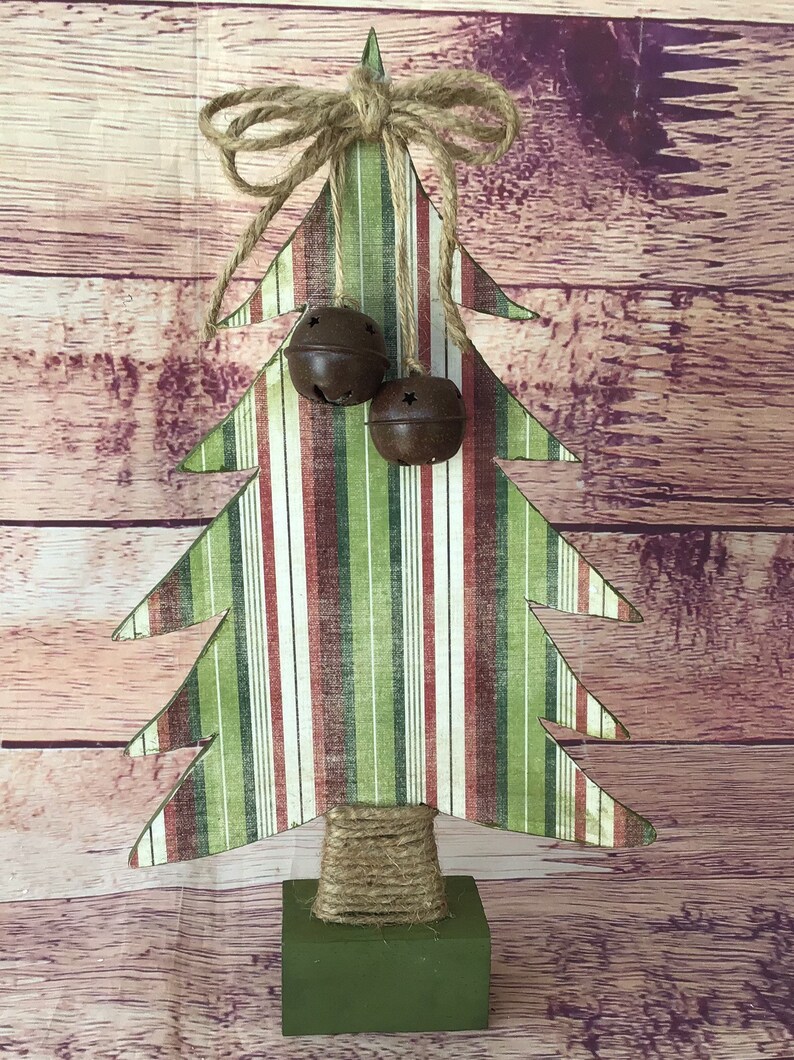 Christmas Tree Shelf Sitters Home Decor Holiday Decor Wood Etsy